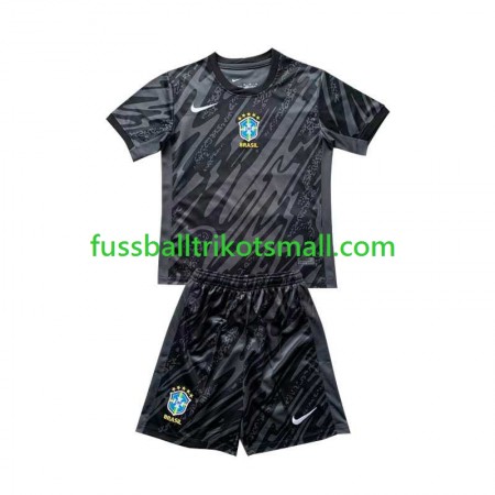 Fußballtrikots Brasilien Copa America Torwart Kinder 2024 Kurzarm Auswärts-trikot kaufen